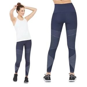 SPANX NWT Seamless Moto Leggings, Indigo Sky S (2-4) - 50200R, Ankle, Stretchy